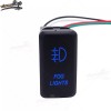 WSAYS "FOG LIGHT" Push Button Switch Blue LED Indicator Light