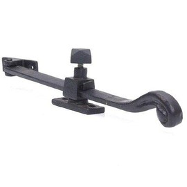 Van Dyke's Restorers Cast Iron 10 Inch Window Stay, Classic Look and Simple Design, Black Powder