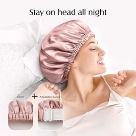 Wigi Gorro Seda Morera Coletero Dormir Ducha Pelo Redondo Amarillo Amanecer