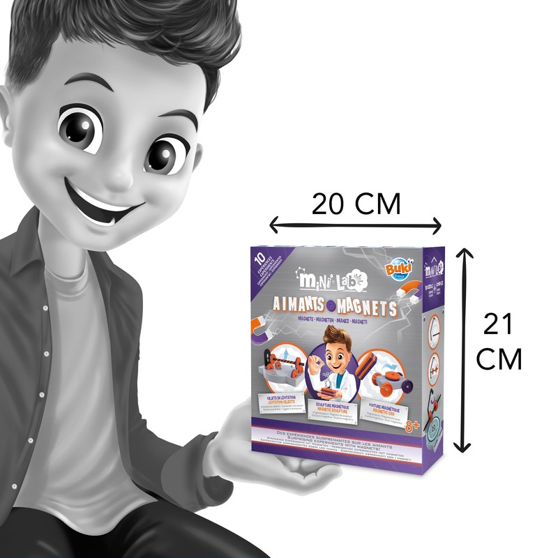 Buki 3018 Mini Lab Magnets Science Set with 10 Experiments
