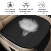 KVAEY Linen Back Car Seat Cover, Anti-Slip Long Bottom Rear
