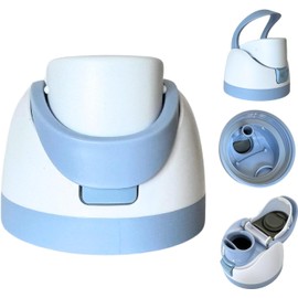 NINU Replacement Cap for Owala Freesip, One Button Water Bottle Top Lid Compatible with Owala Cup 16oz 24oz 32oz 40oz, BPA-Free No Leakage Replacement Accessory for Owala Freesip (Blue)