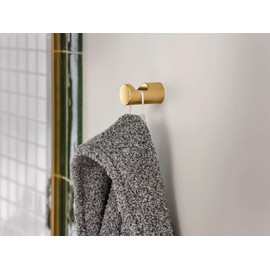 Moen Align Brushed Gold Modern Single Robe Hook, YB0403BG