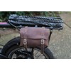 London Craftwork RAW-Waxed Genuine Leather Saddle Bag / Handlebar Bag