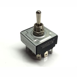 4 Pole, Double Throw Momentary On-Off-Momentary On Toggle Switch 4PDT