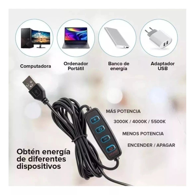 OEM Aro De Luz Led 12 Pulgadas Pro Con Soporte