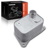 A-Premium Engine Oil Cooler Compatible with Volkswagen Jetta Passat 2014-2021