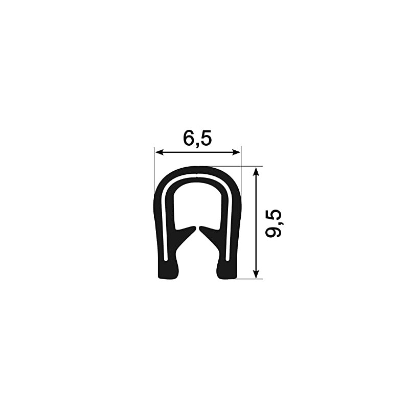 Eutras Edge Protection 2166 KS1051 Clamp Edges – Clamping Range