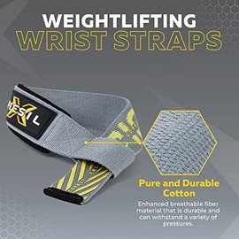 PICSIL Straps, Cintas de Levantamiento de Pesas, Soporte Acolchado