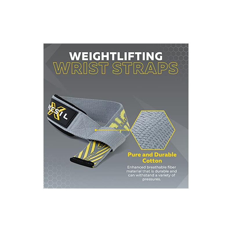 PICSIL Straps, Cintas de Levantamiento de Pesas, Soporte Acolchado
