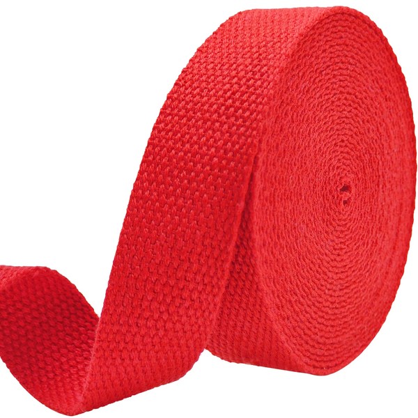 1 inch Cotton Webbing Braid Handles Bag Strap 15ft High