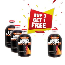 Vitofarma Amino Rooster Suplements Amino acids For Rooster/Gallos 50ml 3pack +1 Exp.03/26