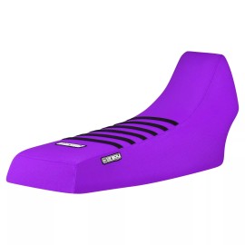 Yamaha 1987 - 2006 YAMAHA Banshee Gripper SEAT COVER All Purple w/ Black Ribs #112