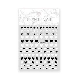 Valentine’s Day Nail Art Stickers Red Heart Nail Stickers Self Adhesive White Heart Designs Nail Decals Cute Nail Art Decals Black Heart Decals Nail Art Designs Decals for Nail DIY Manicure 4 Sheets