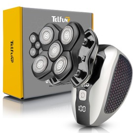 Telfun Universal 5 Blade Replacement Heads for Mainstream Shaver Brands, Washable Shaver Blade Heads Replacement, Easy Install