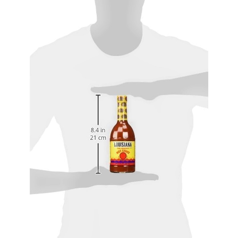 THE PERFECT HOT SAUCE "LOUISIANA"(Three 12oz Bottles)
