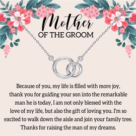 TGBJE Mother Of The Groom Gifts Future Mother Of The Groom Necklace Wedding Day Gift Mother In Law Gifts Step Mother Gift (CA-mother groom)