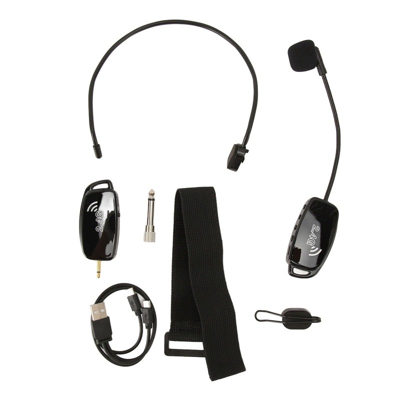 2.4G wireless anti-interference erhu microphone pickup, noise reduction, plug and
