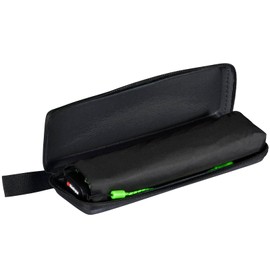 Knirps US.050 Pocket Umbrella Ultra Light Slim Manual in Case, Neon Black