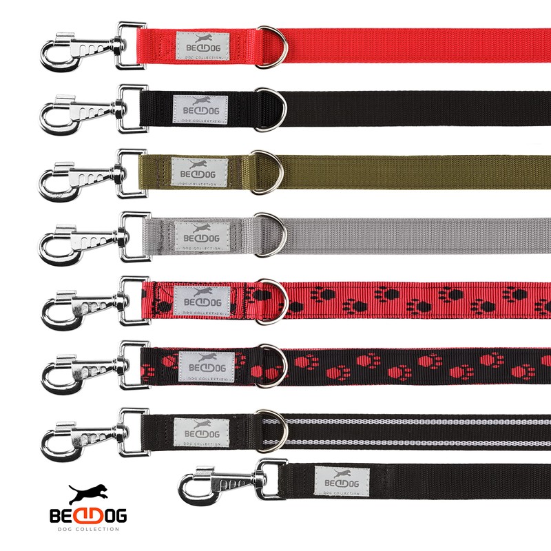 BedDog® Spike Dog Lead, Adjustable in 3 Lengths, Double Lead,