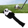 Golf Club Head Cover Plush Easy Cleaning Cute Panda Golf