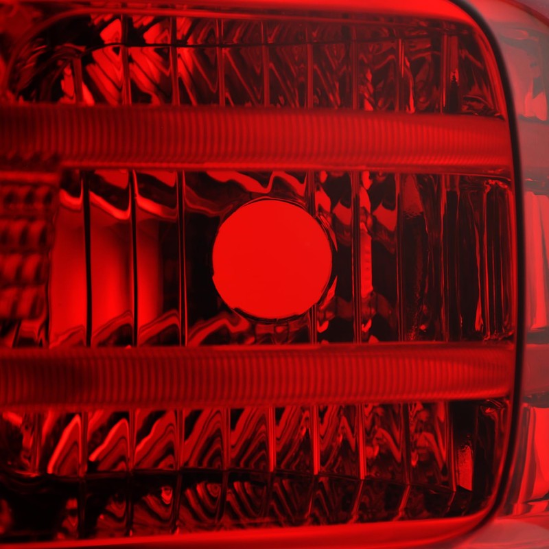 AKKON - Fits 2014-2017 Honda Odyssey [Halogen Type] Chrome Red