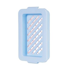 PRUNUS S01 High Elastic Mesh Soap Boxes, Net Foaming Soap Dish, Multifunctional Soap Holder, Portable Soap Bar Case for Home Bathroom Travel:_Pink+Blue