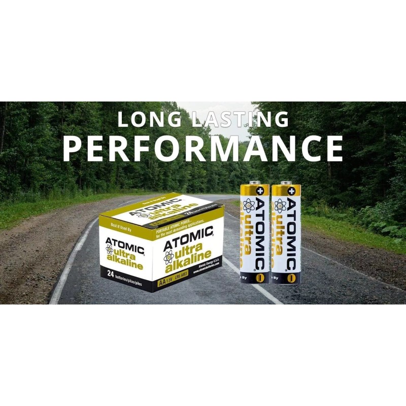Atomic AA Battery LR6 AM3 Ultra Alkaline High Performance Batteries
