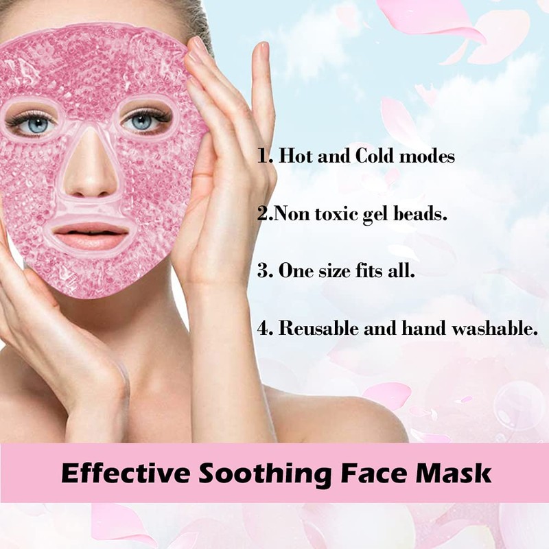 Gel Face Mask, Eye Mask, Cooling Mask, Face Mask, Reusable