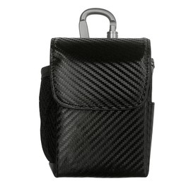 Awesome Laser Distance Meter Case, Carbon Style, Fits Golf Balls and Tees! Golf Equipment, Round Supplies, Universal (Black)