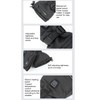 One Pair Heated Gloves 3 Level Temperature Touchscreen Anti Slip