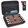Battery Organizer Box Storage Case with Tester, Batteries Vault Holder