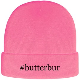 One Legging it Around #Butterbur - Soft Adult Beanie Cap, Pink