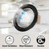 PATIKIL 6 Inch Round Air Vent Cover, Soffit Vents ABS