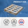Greaton, Wooden Pallets, Easy for Commercial Use, Strong Sturdy Structure,