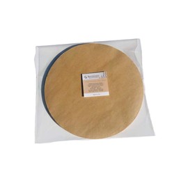 Natural Parchment Paper Unbleached 14" Inch 200 Baking Round/Circles Sheets | Worthy Liners Non-Stick Precut Baking Parchment, Perfect for baking pizza and cakes (200)