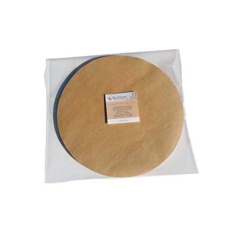 Natural Parchment Paper Unbleached 14" Inch 200 Baking Round/Circles Sheets