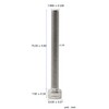 iexcell 5 Pcs M8 x 75mm Thread Pitch 1.25 mm