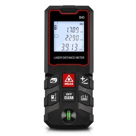 60M Laser Distance Meter - Quickly and Accurately Measure Distances, Areas, and Volumes with This Portable Laser Meter