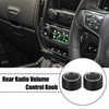 X AUTOHAUX Pair Rear Radio Volume Control Knob 22912547 Black