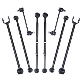 HAWK BROTHER 8 PCS Suspension Kit Rear Control Arm Sway Bar Forward Lateral Links Replacement For Toyota Camry 1997-2001 And Toyota Avalon 1997-1999