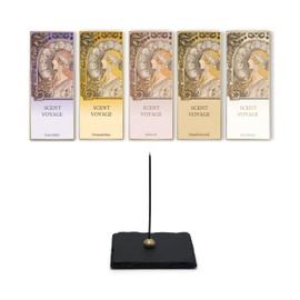 Scent Voyage Incense Set with Incense Holder, 5 Types of Osmanthus and Other Scents