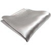 TigerTie Woven Designer Satin Silk Pocket Square Plain 100% Silk,