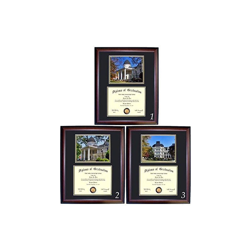 Brenau Diploma Frame - Photo Option #3 - Walnut Frame