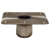 Spring-Lock Base Square SS Satin