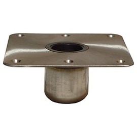 Spring-Lock Base Square SS Satin