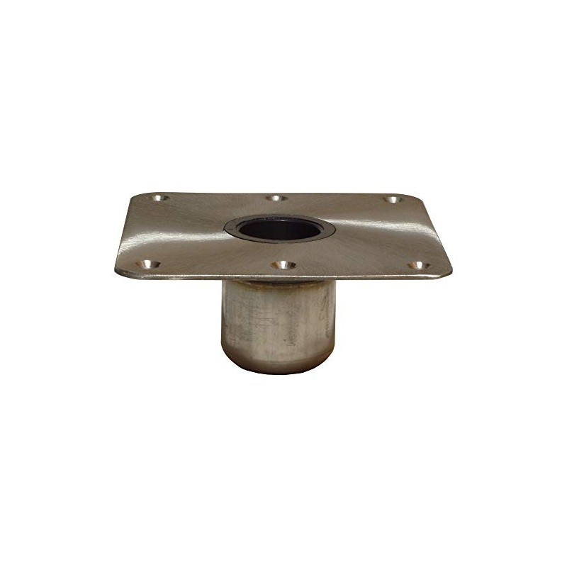 Spring-Lock Base Square SS Satin