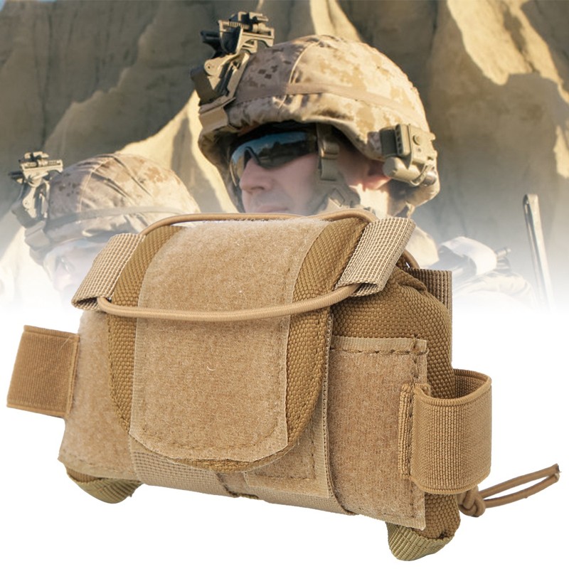 Helmet Counterweight Battery Storage Pouch Multi Functional Bag for Helmet