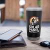 Solar Panel Rooftop Installer Worker Renewable Energy Stainless Steel Insulated