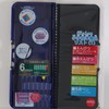 Kutsuwa Pittanton Pencil Case, Double Lid, Marine Blue, CH203MB